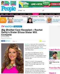 Cast Revealed - Rachel Reilly's Sister Elissa Slater Will Compete Cast Revealed - Rachel Reilly's Sister Elissa Slater Will Compete